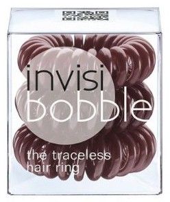 Invisibobble Chocolate Brown - gumička do vlasů hnědá 3ks