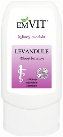 EmVit Levandule - Bylinný tělový balzám s olejem z levandule 100ml
