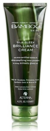 Alterna Bamboo Shine Silk-Sleek Brilliance Cream - Stylingový krém pro lesk vlasů 125 ml