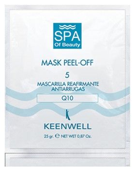 Keenwell Firming Anti-Wrinkle Mask - Zpevňující protivrásková maska s koenzymem Q10 č.5 12ks x 25g