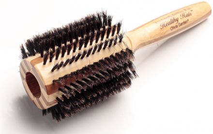 Olivia Garden Healthy Hair Professional - Kulatý bambusový kartáč 50 mm