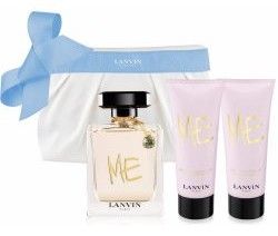 Lanvin Me - Parfémovaná voda s rozprašovačem 80 ml + Tělové mléko 100 ml + Sprchový gel 100 ml + Kosmetická taštička Dárková sada