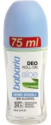Babaria Aloe Vera Deodorant Roll-On - Kuličkový deodorant 24H 75 ml