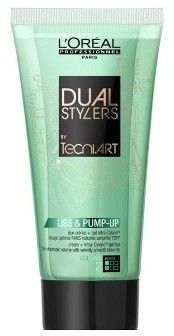 L´Oréal Paris Tecni Art Dual Stylers Liss & Pump-Up - Gel na vlasy pro objem 150ml