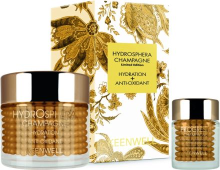 Keenwell H2O Champagne Set - Antioxidační hydratační krém 80ml + Oční antifatigue gel proti únavě 20ml Dárková sada