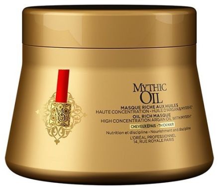 L´oréal Professionnel Mythic Oil Rich Mask - Vyživující maska pro pevné vlasy 200ml