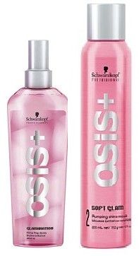 Schwarzkopf Osis+ Soft Glam Sada - Všestranný sprej 200ml + Lehká pěna 200ml Dárková sada