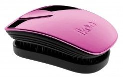 Ikoo Pocket Metallic Black Cherry - Kartáč na vlasy černo-višňová