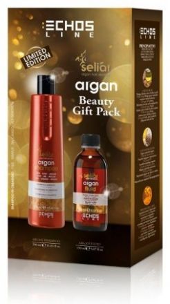 Echosline Seliár Argan Beauty - Arganový Šampon 350ml + Fluid 150ml Dárková sada