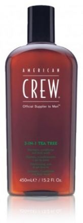 American Crew Tee Tree 3v1 - Šampon+Kondicionér+Gel 3v1 100ml cestovní balení