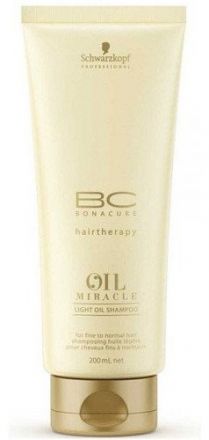 Schwarzkopf Professional Oil Miracle Light Oil Shampoo - Lehký šampon pro jemné vlasy 30ml cestovní balení
