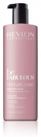 Revlon Professional Be Fabulous Texture Smooth Hair Shampoo - Uhlazující šampon 1000ml