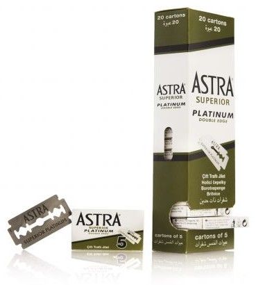 Astra Platinum Blades - Žiletky Astra Platinum 100 ks