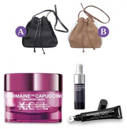 Germaine de Capuccini Timexpert Rides X.Cel Vánoční sada - Regenerační krém 50 ml + oční krém 15 ml +noční reparační sérum 15 ml + kabelka Dárková sada
