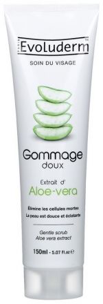 Evoluderm Gertle Scrub Aloe vera extract - Pleťový peeling s Aloe vera 150 ml