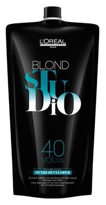 L´oréal Professionnel Blond Studio 40 Vol Nutri Developer - Aktivační emulze 40vol 12 % 1000 ml
