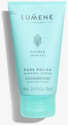Lumene Pore Polish Mineral Scrub - Jemný pleťový peeling 75 ml