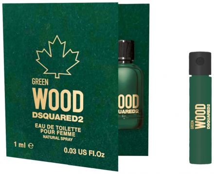 Dsquared2 Green Wood - Pánská toaletní voda 1 ml Vialka