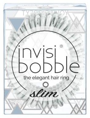 Invisibobble Slim Marblelous You're Grey - Gumička do vlasů šedá 3 ks
