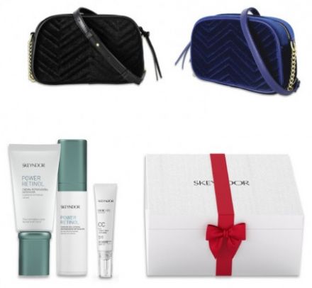 Skeyndor Power Retinol Vánoční Sada Suchá Pleť - Krém 50 ml + sérum 30 ml + CC krém na oční okolí 15 ml Dárková sada