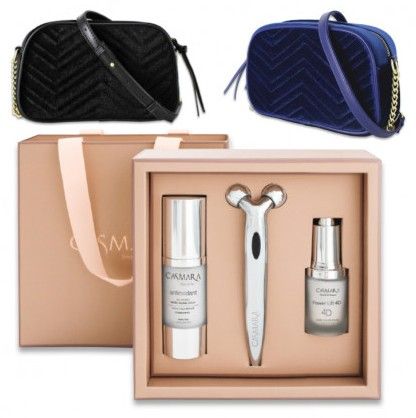 Casmara Antioxidant Vánoční Sada - Krém 30 ml + sérum power lift 4d 15 ml + masážní váleček Dárková sada