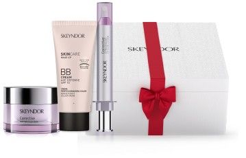 Skeyndor Corrective Suchá Pleť Set - Krém proti vráskám 50 ml + BB krém č.2 40 ml + krém na okolí rtů 10 ml Dárková sada