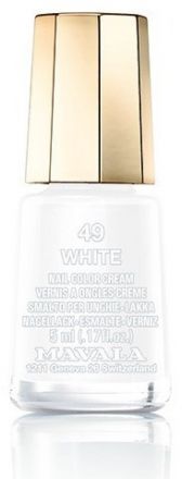 Mavala Minicolor Nail Care - Lak na nehty č. 49 White 5 ml