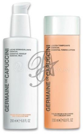 Germaine de Capuccini Options Duo Set - Odličovací mléko 300 ml + pleťová voda 300 ml Dárková sada