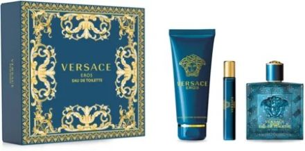 Versace Eros Pour Homme Set - EDP 100 ml + EDP 10 ml + sprchový gel 150 ml Dárková sada