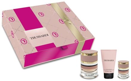 Trussardi Vánoční Set - EDP 30 ml + EDP 7 ml + tělová emulze 30 ml Dárková sada
