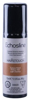 Echosline Hair Retouch Light Chestnut - Korektor na vlasy světle hnědá 75 ml