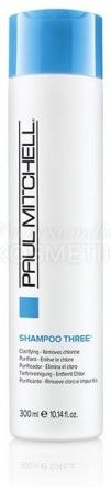 Paul Mitchell Shampoo Three - Šampon pro vlasy namáhané chlórem, sluncem a slanou vodou 100 ml Cestovní balení