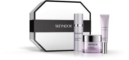 Skeyndor Corrective Suchá Pleť Vánoční Sada - Krém 50 ml + sérum 30 ml + krém na oční okolí 15 ml Dárková sada