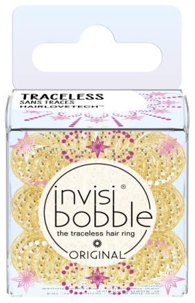 Invisibobble ORIGINAL Time to Shine Gold Rush - Gumička do vlasů zlatá 3 ks