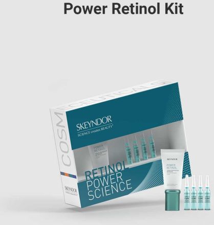 Skeyndor Power Retinol Set - Emulze 25 ml + hydratační ampule 4 x 2 ml Dárková sada