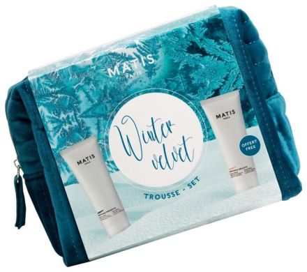 Matis Paris Winter Velvet Trousse Set - Klimatický ochranný krém 50 ml + zklidňující maska 50 ml Dárková sada