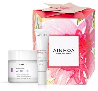Ainhoa Whitess Set - Depigmentační pleťový krém 50 ml + oční krém Multivit 15 ml Dárková sada