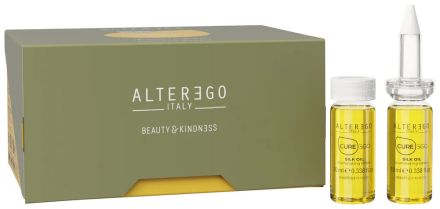 Alter Ego Ego Line Silk Oil Intensive Treatment - Intenzivní ošetřující kúra proti krepatění vlasů 12x10 ml
