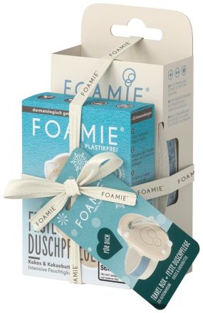 Foamie INT Bestseller Gift Set - Tuhá sprchová péče 80 g + pouzdro Dárková sada