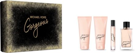 Michael Kors Gorgeous Set - EDP 100 ml + EDP 10 ml + sprchový gel 100 ml + tělové mléko 100 ml Dárková sada