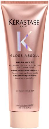 Kérastase Gloss Absolu Insta Glaze Fondant - Hydratační a rozjasňující péče pro vlasy se sklonem ke krepatění 250 ml