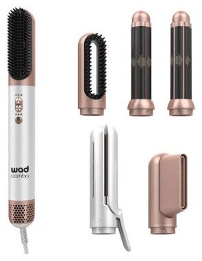 Wad Combo 6 in 1 Hair Dryer - Kulma, horkovzdušný kartáč a fén, žehlicí kartáč, žehlička