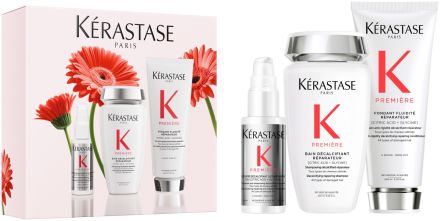 Kérastase Premiére Trio Spring Set - Šampon 250 ml + kondicionér 200 ml + předšamponová péče 45 ml Dárková sada