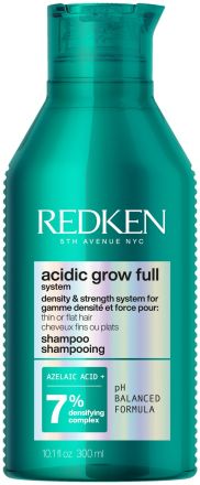 Redken Acidic Grow Full System Shampoo - Jemný čisticí šampon pro jemné nebo splihlé vlasy 300 ml