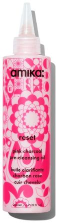 AMIKA Reset Pink Charcoal Scalp Cleansing Oil - olej, který se při kontaktu s vodou mění na pěnu 240 ml