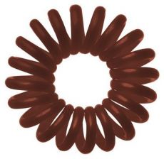 Invisibobble Chocolate Brown - gumička do vlasů hnědá 3ks