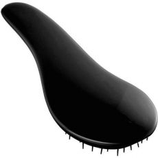 Detangler - kartáč na vlasy s rukojetí černý