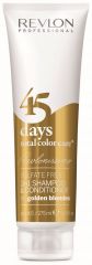 Revlon Professional 45 days total color care Shampoo & Conditioner 2in1 - 2 v 1 šampon a kondicionér pro zlatavé odstíny 275ml