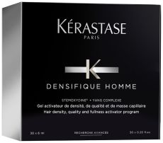 Kérastase Densifique Program Homme - Kúra pro hustotu řídnoucích vlasů s pánskou parfemací 30x6ml