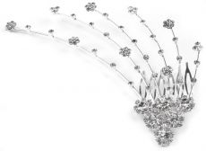 Hřeben štrasový 1ks